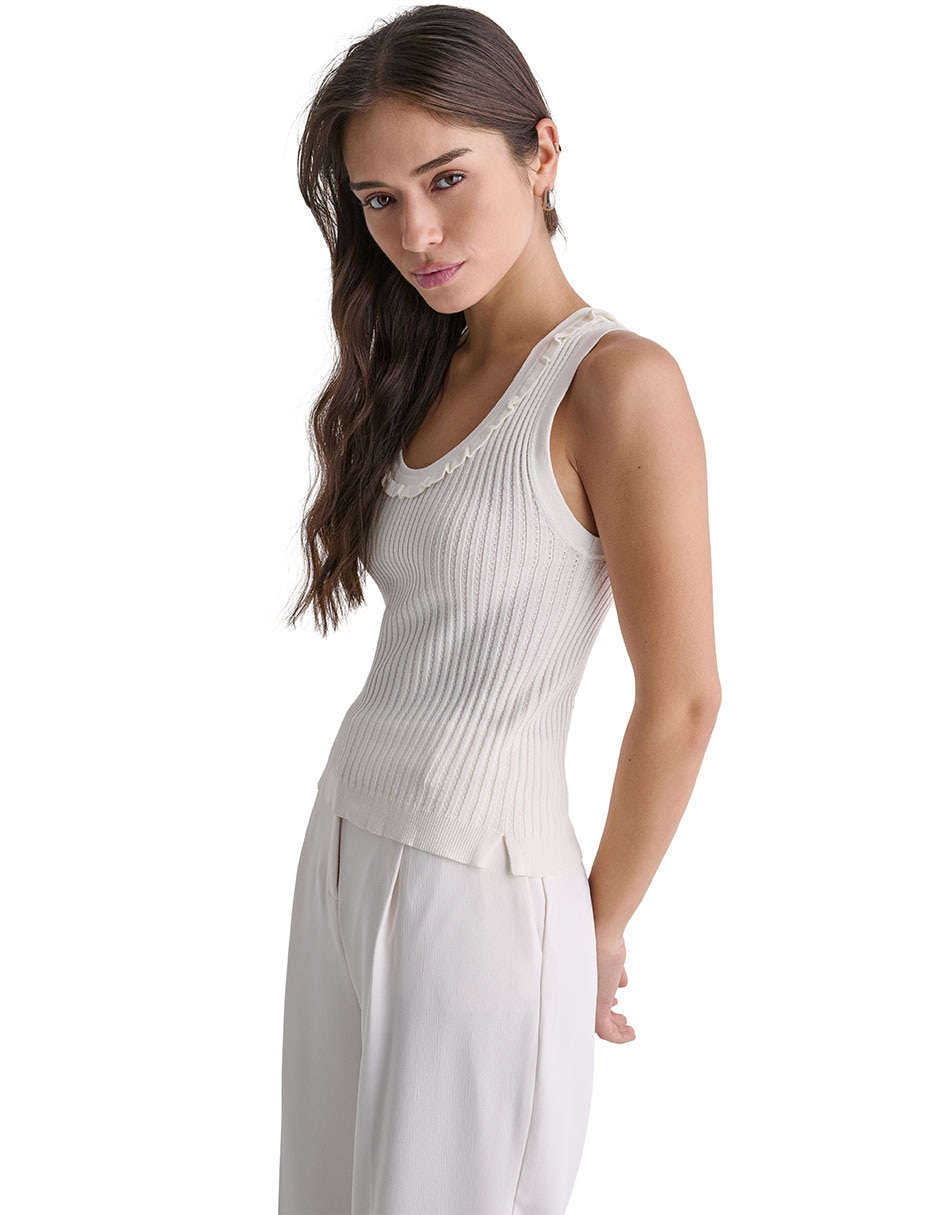 Blusa sin manga para mujer 5