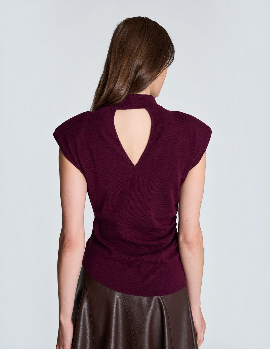 Blusa sin manga para mujer 4