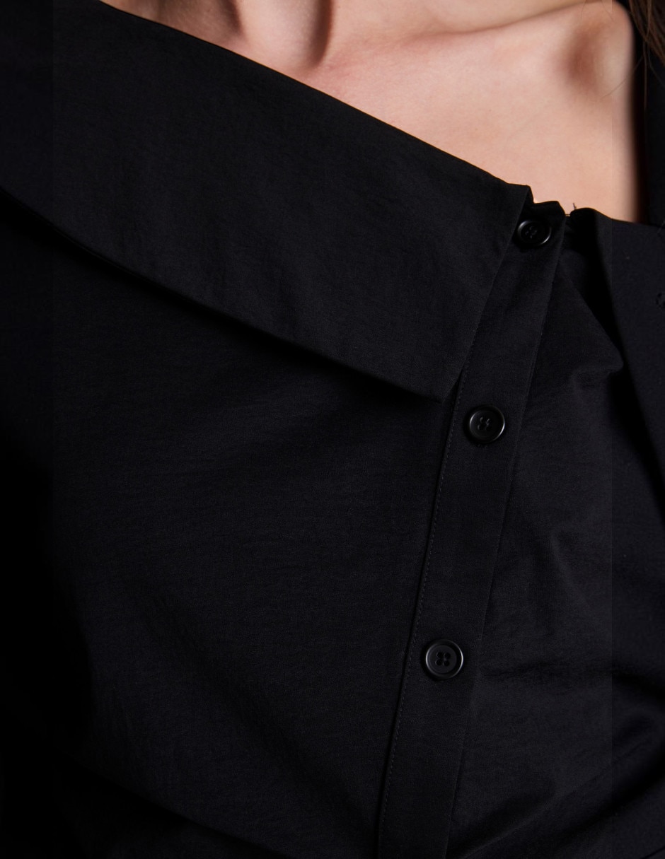 Blusa camisera manga larga para mujer 3