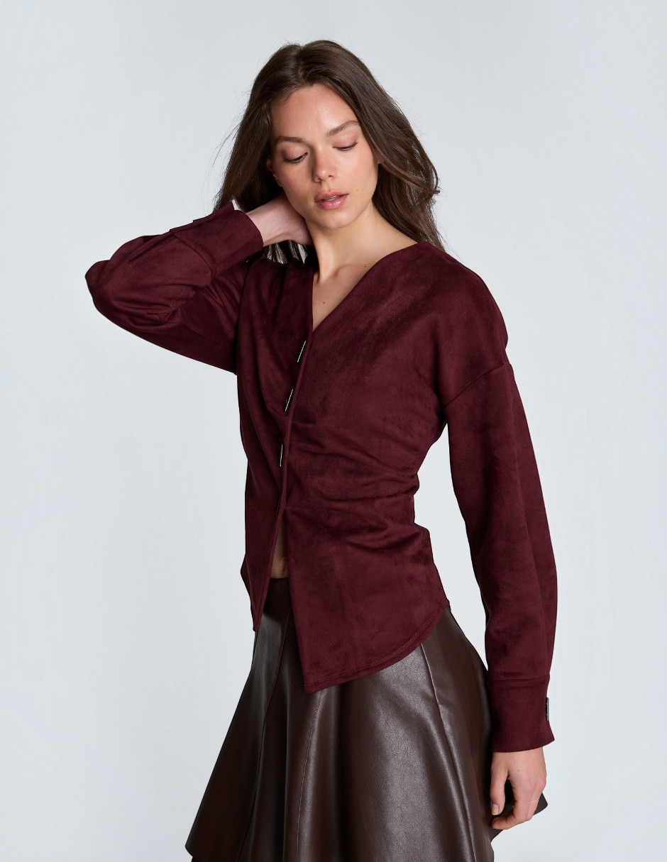 Blusa manga larga para mujer 3