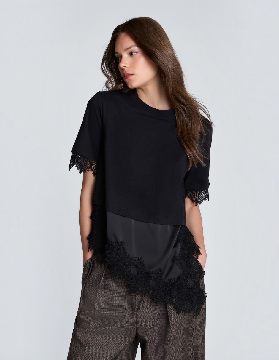 Blusa manga corta para mujer 2