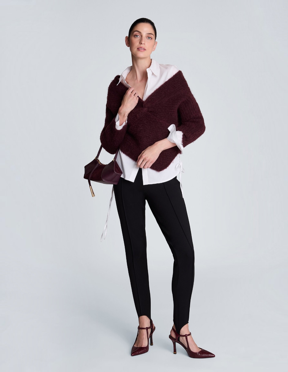 Blusa camisera manga larga para mujer Blusa camisera manga larga para mujer