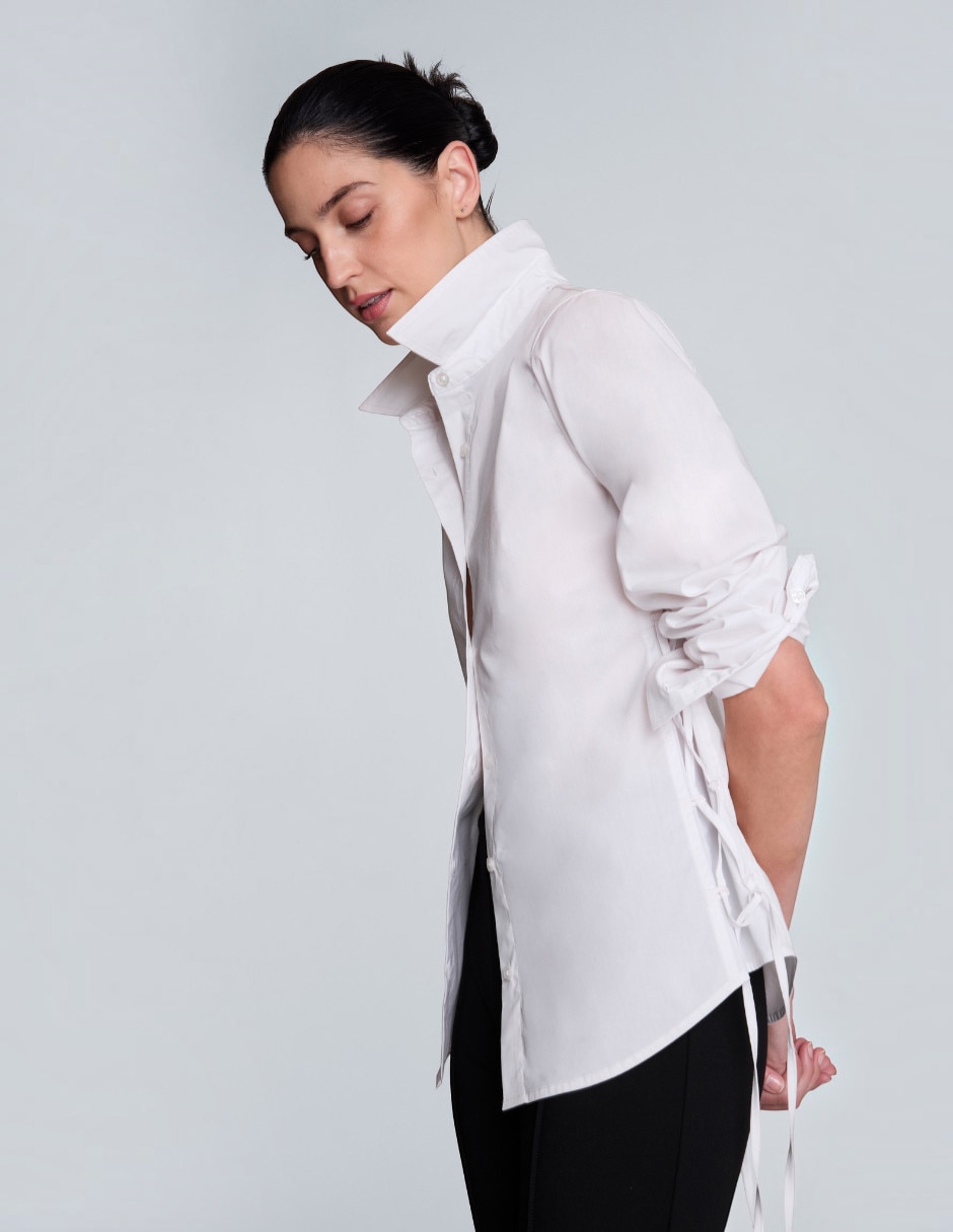 Blusa camisera manga larga para mujer 3