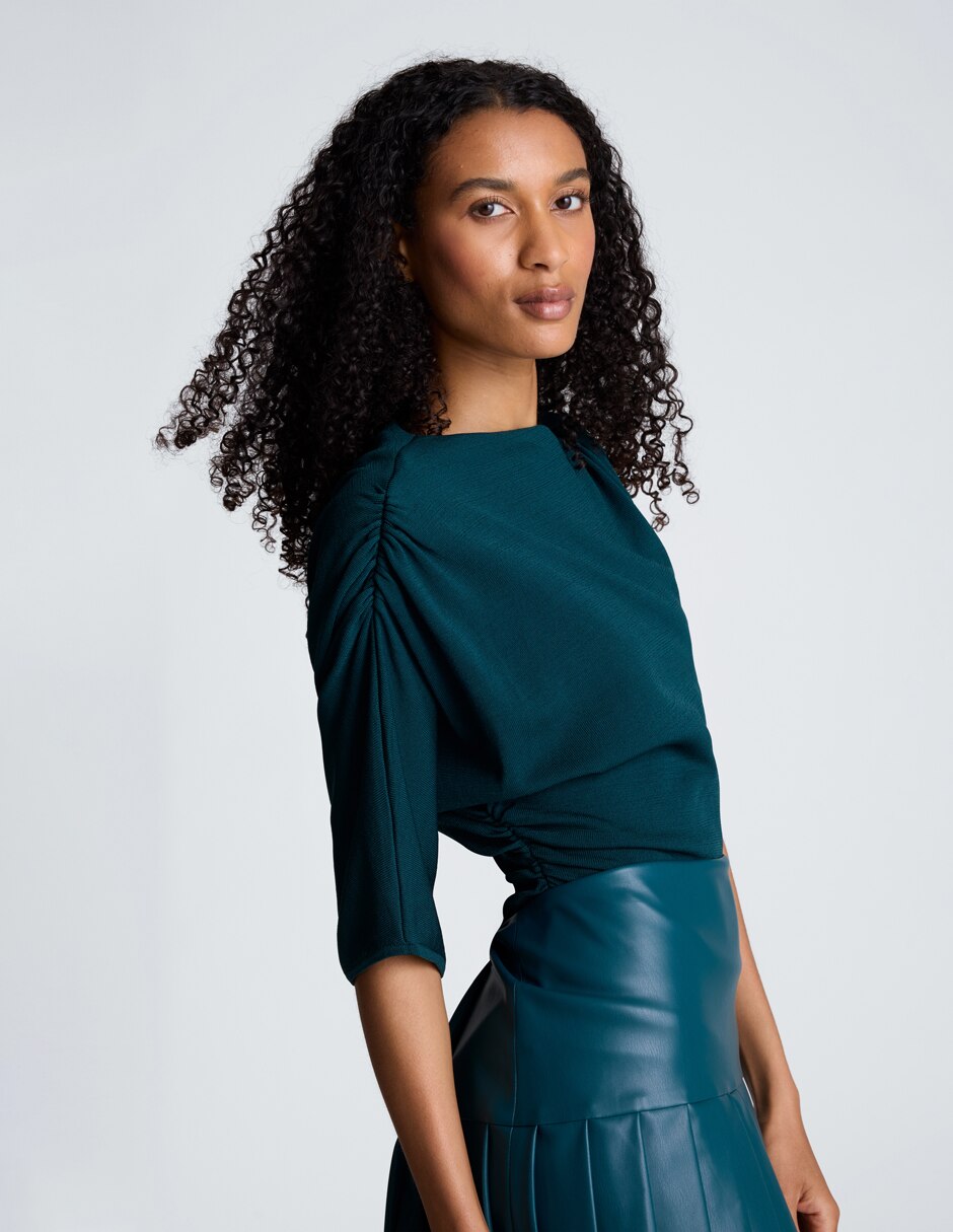 Blusa manga 3/4 para mujer 4