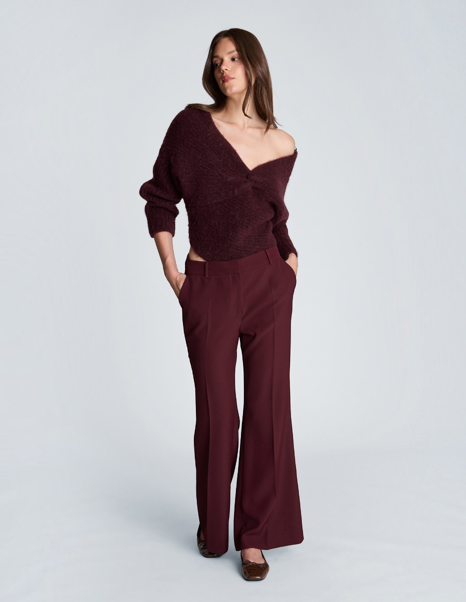 Pantalón acampanado para mujer Pantalón acampanado para mujer