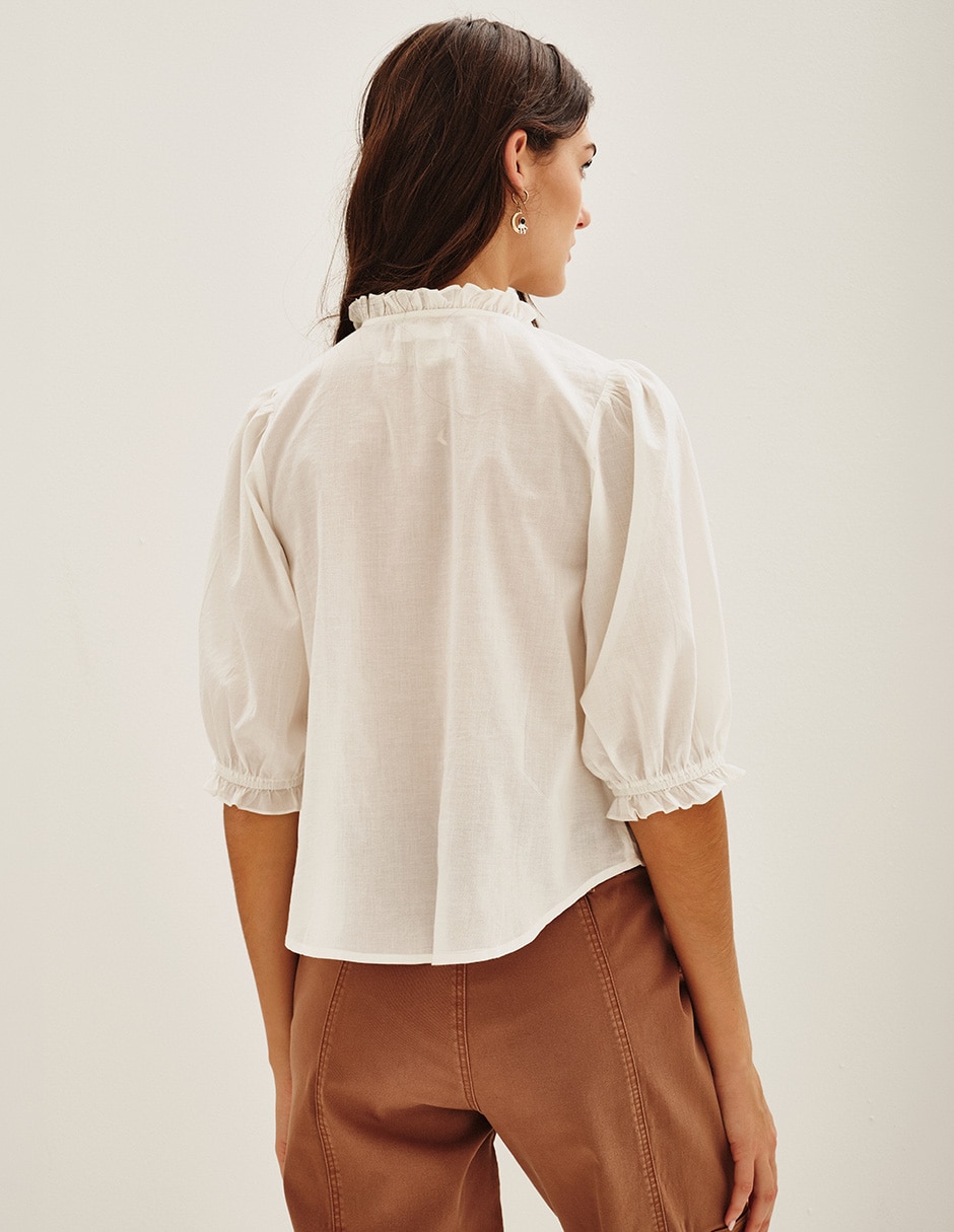 Blusa manga 3/4 para mujer 4