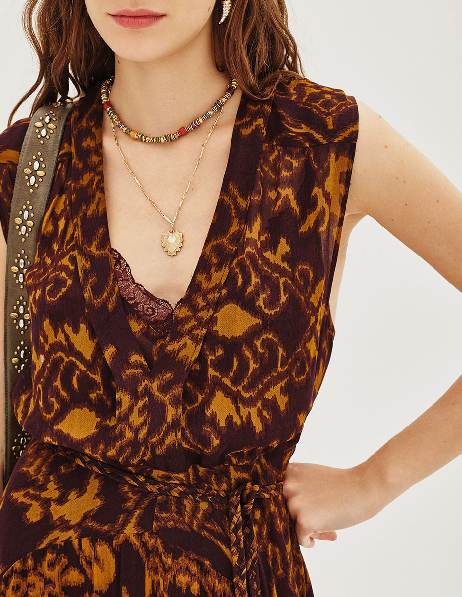 Vestido largo casual para mujer 3