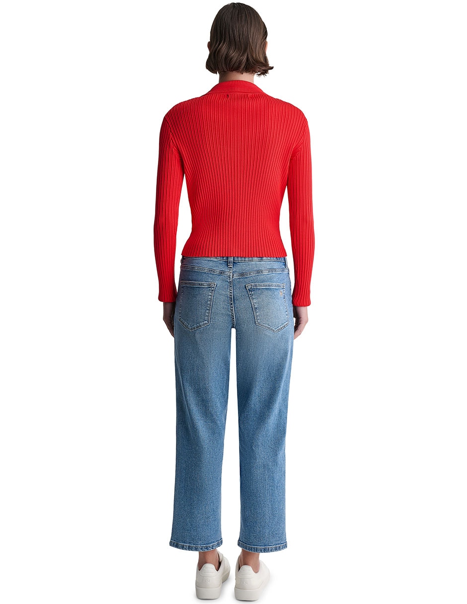 Suéter cuello v para mujer