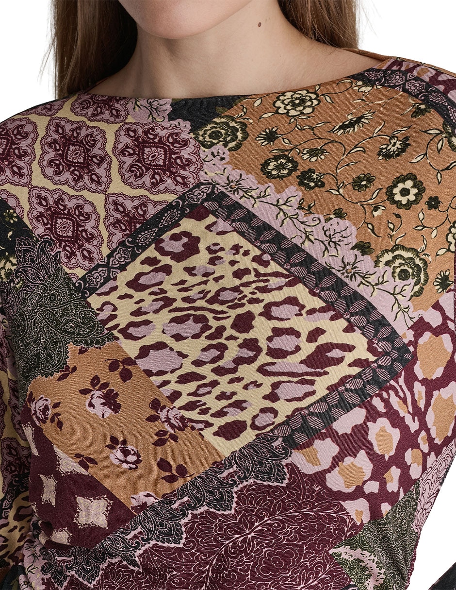 Suéter cuello redondo para mujer