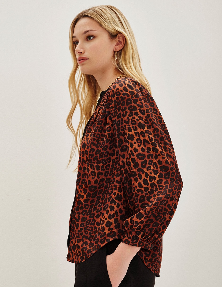 Blusa Adolfo Dominguez manga al codo para mujer 4