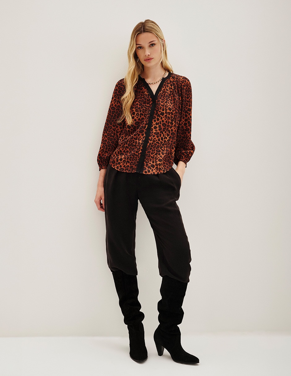 Blusa Adolfo Dominguez manga al codo para mujer 2