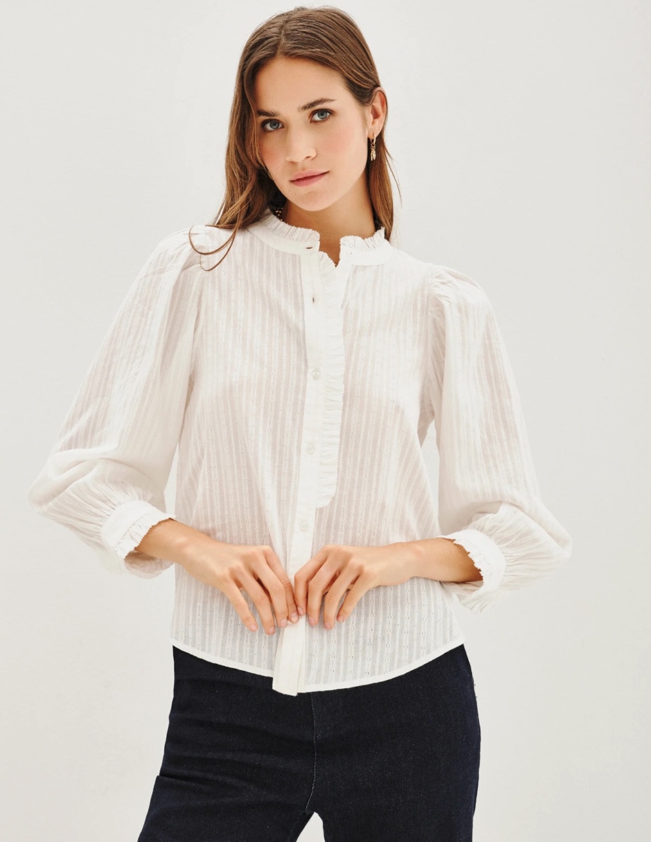 Blusa manga larga para mujer Blusa manga larga para mujer