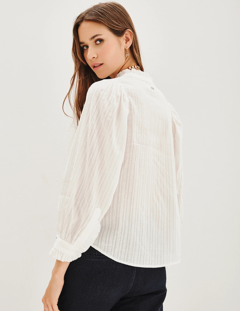 Blusa manga larga para mujer 2