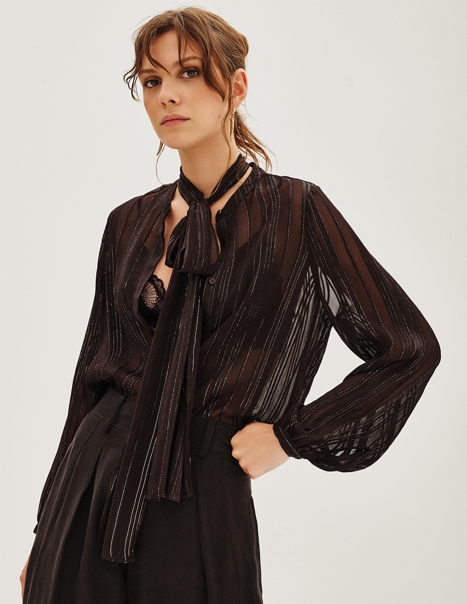 Blusa Adolfo Dominguez manga al codo para mujer