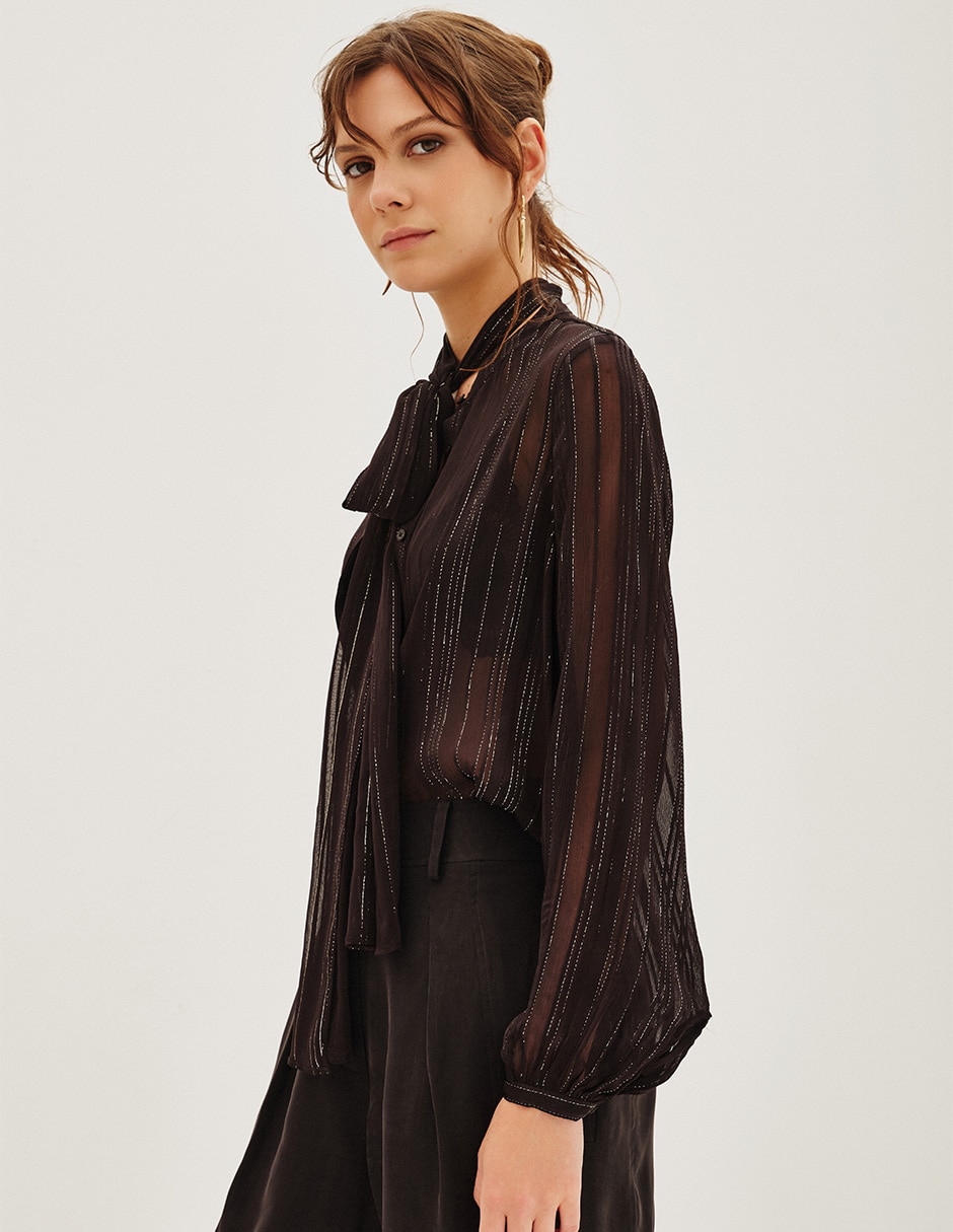 Blusa Adolfo Dominguez manga al codo para mujer 2