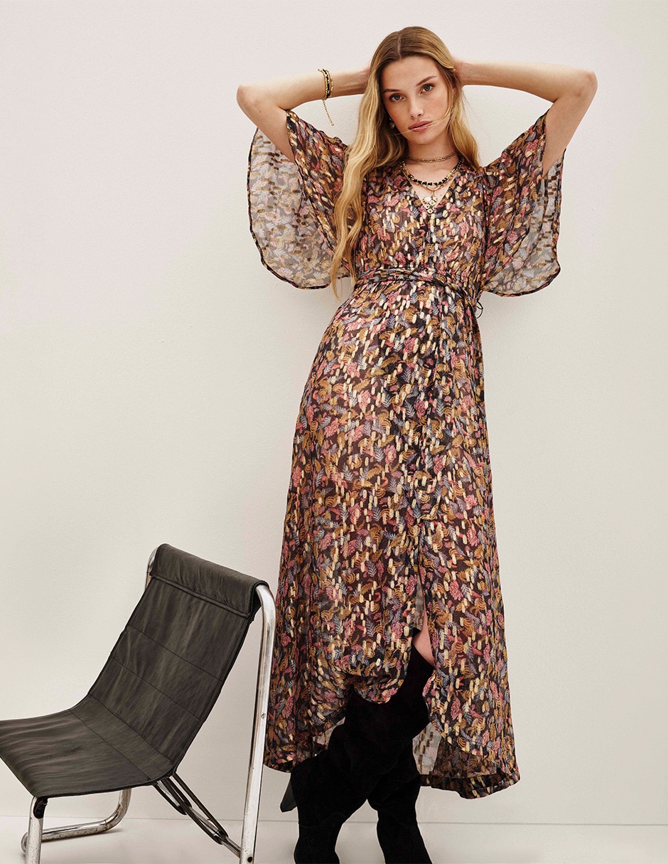 Vestido largo casual para mujer 3