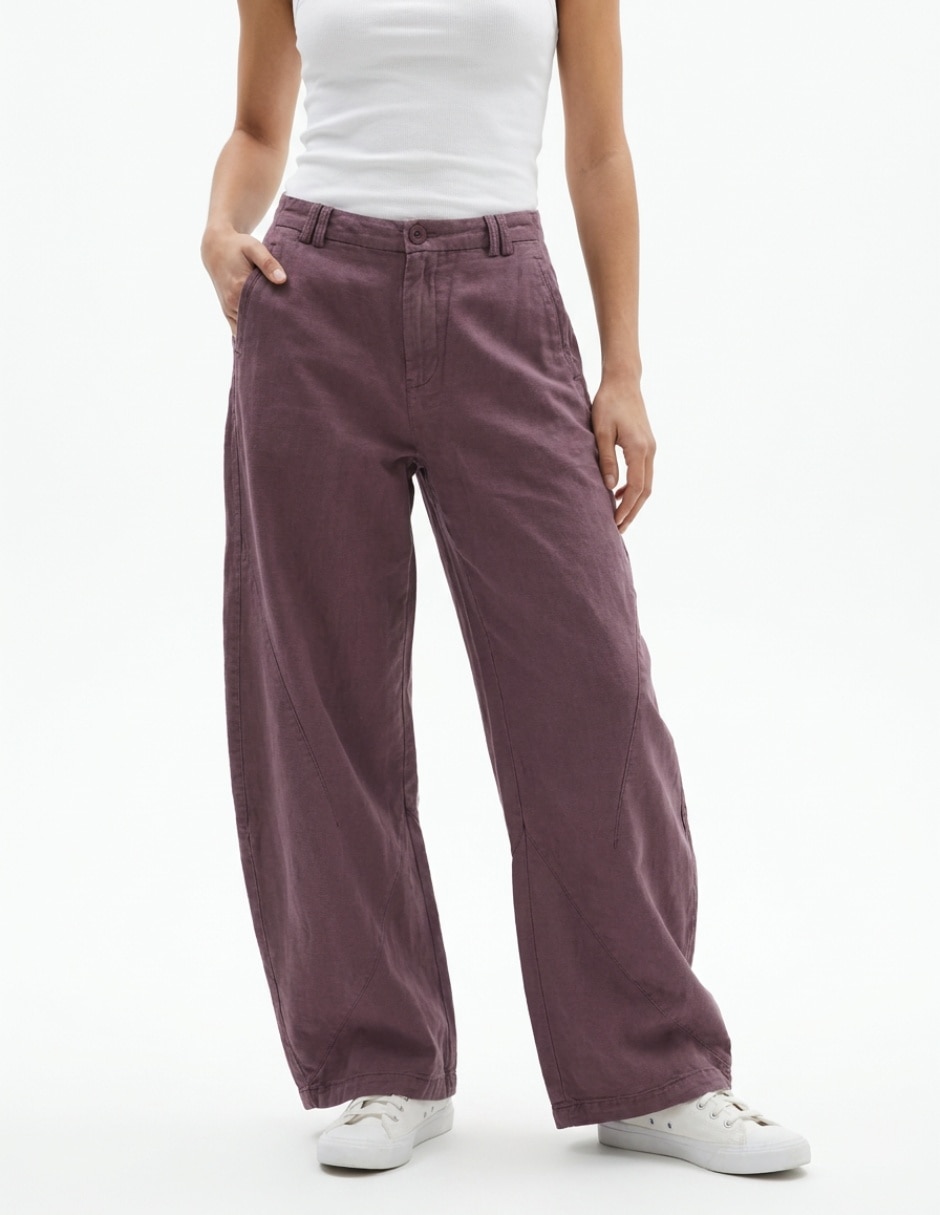 Jeans barrel para mujer