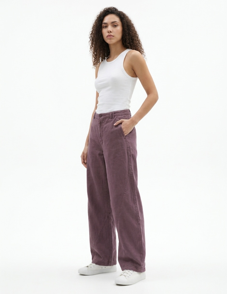 Jeans barrel para mujer 3