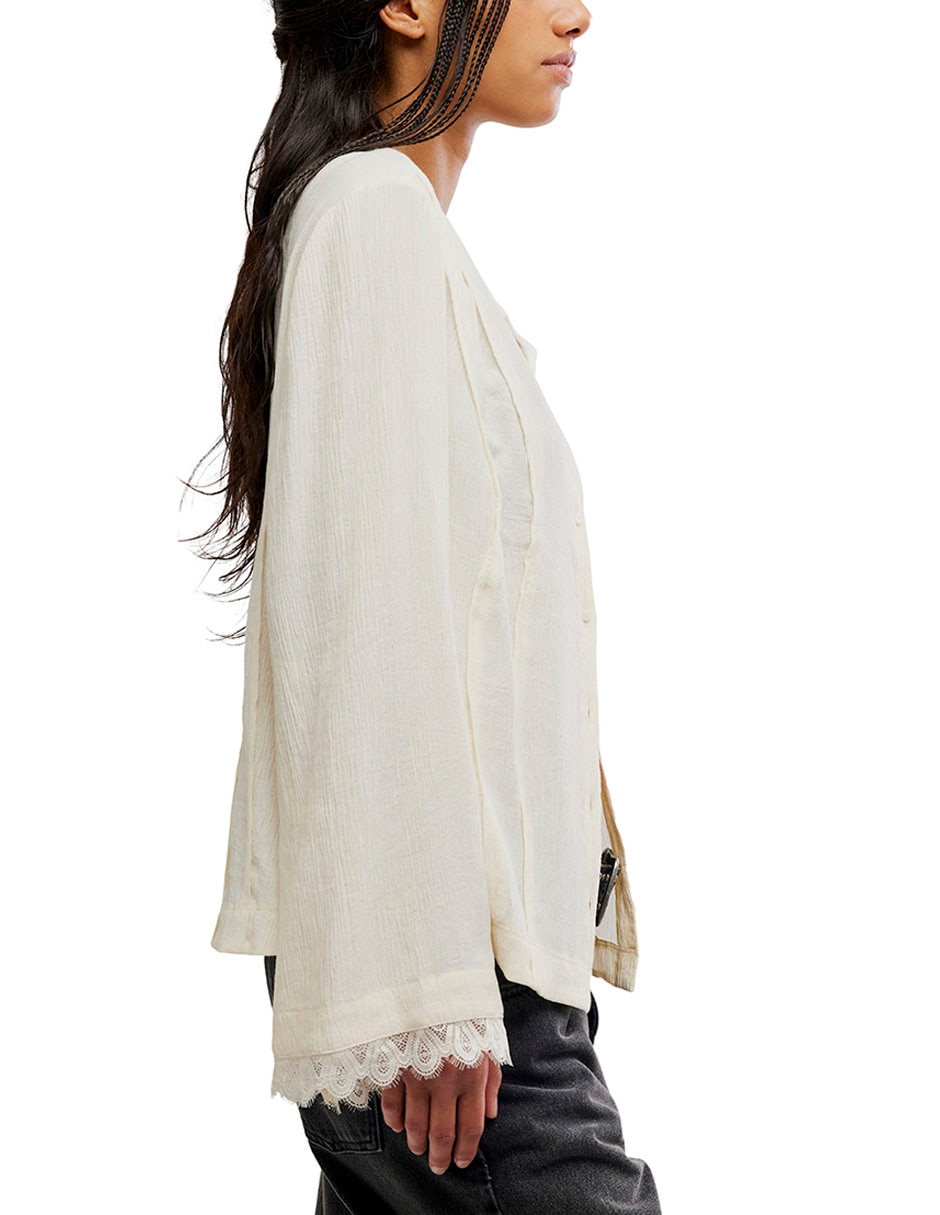 Blusa manga larga para mujer 4