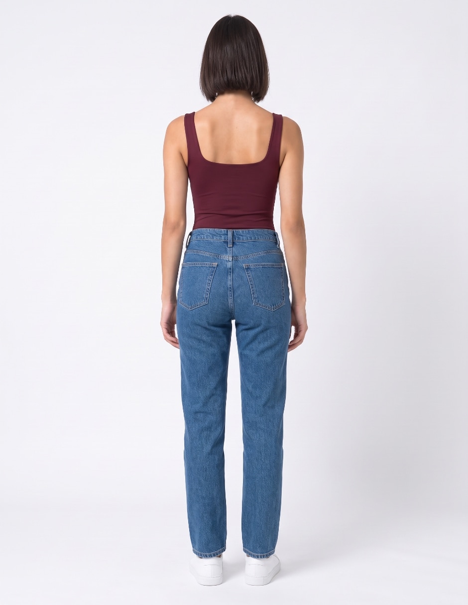 Body escote cuadrado para mujer 2