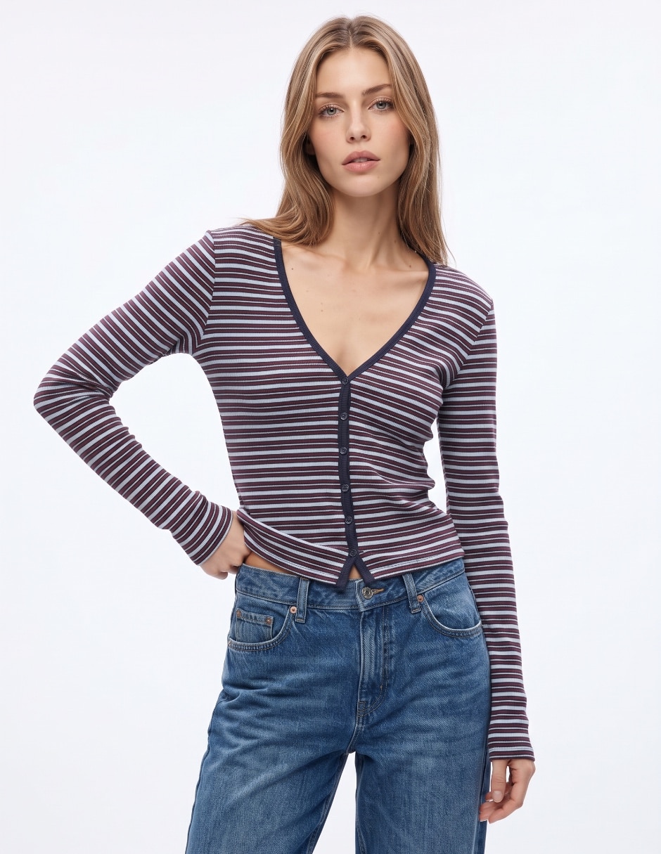 Blusa manga larga para mujer Blusa manga larga para mujer