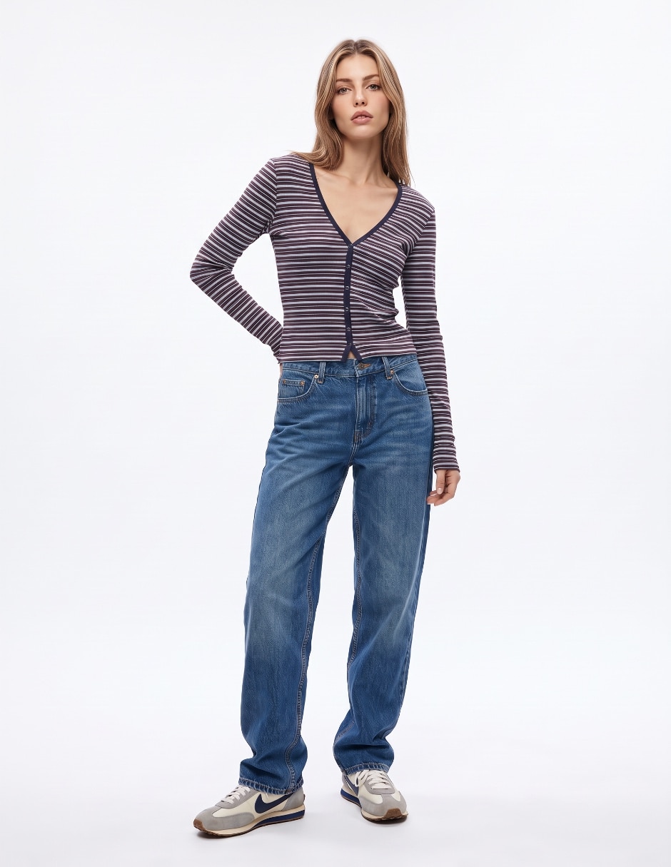 Blusa manga larga para mujer 3