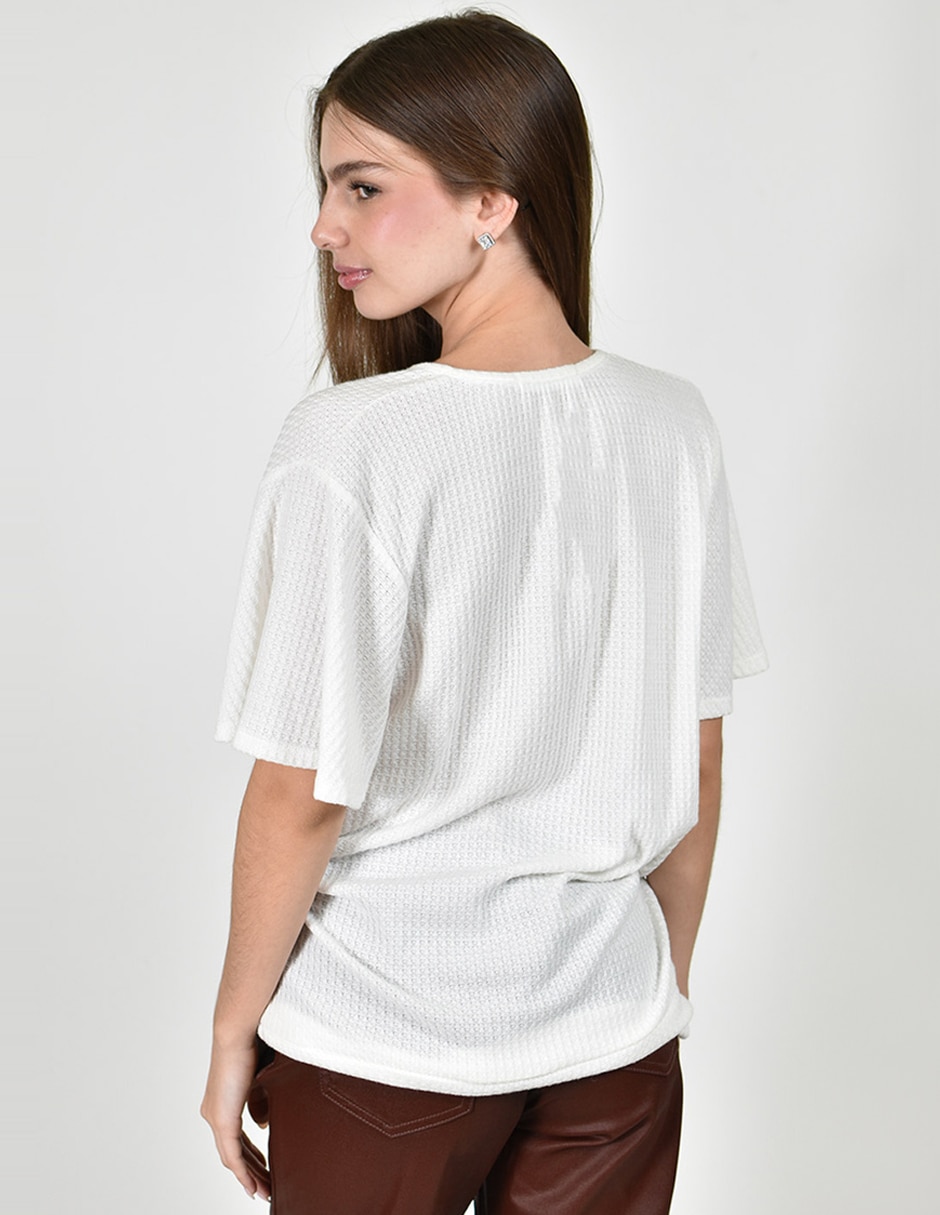 Blusa manga Corta para mujer 4
