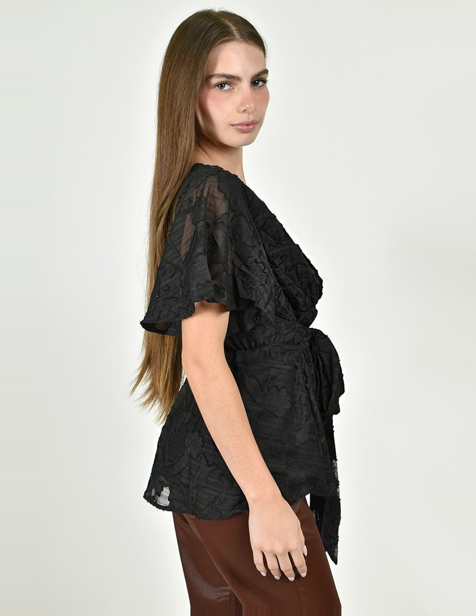 Blusa manga corta para mujer 5