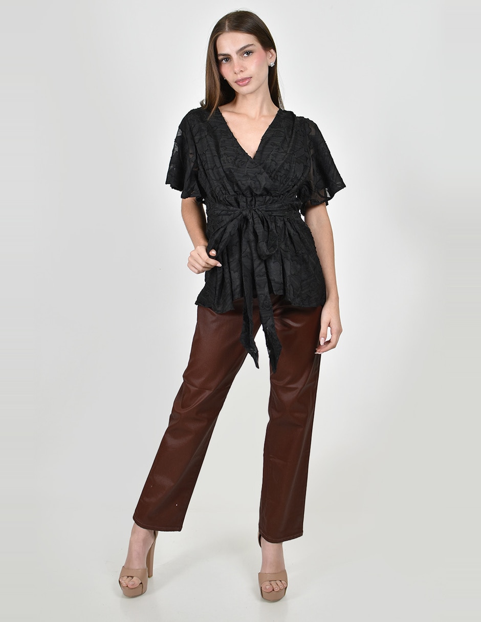 Blusa manga corta para mujer 3