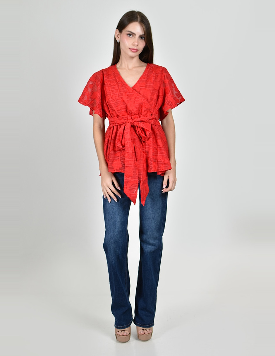 Blusa manga corta para mujer 3