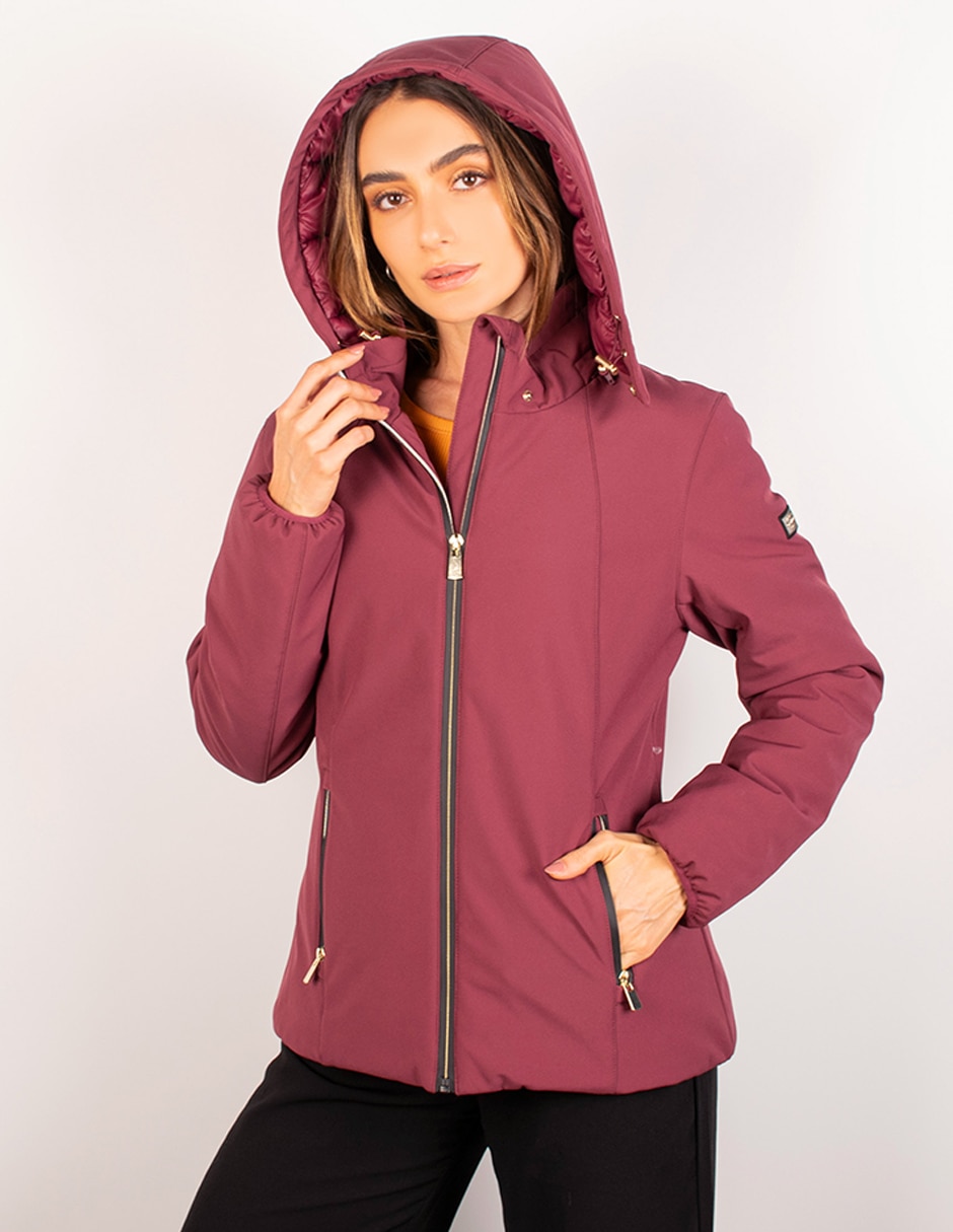 Chamarra casual corta para mujer 3