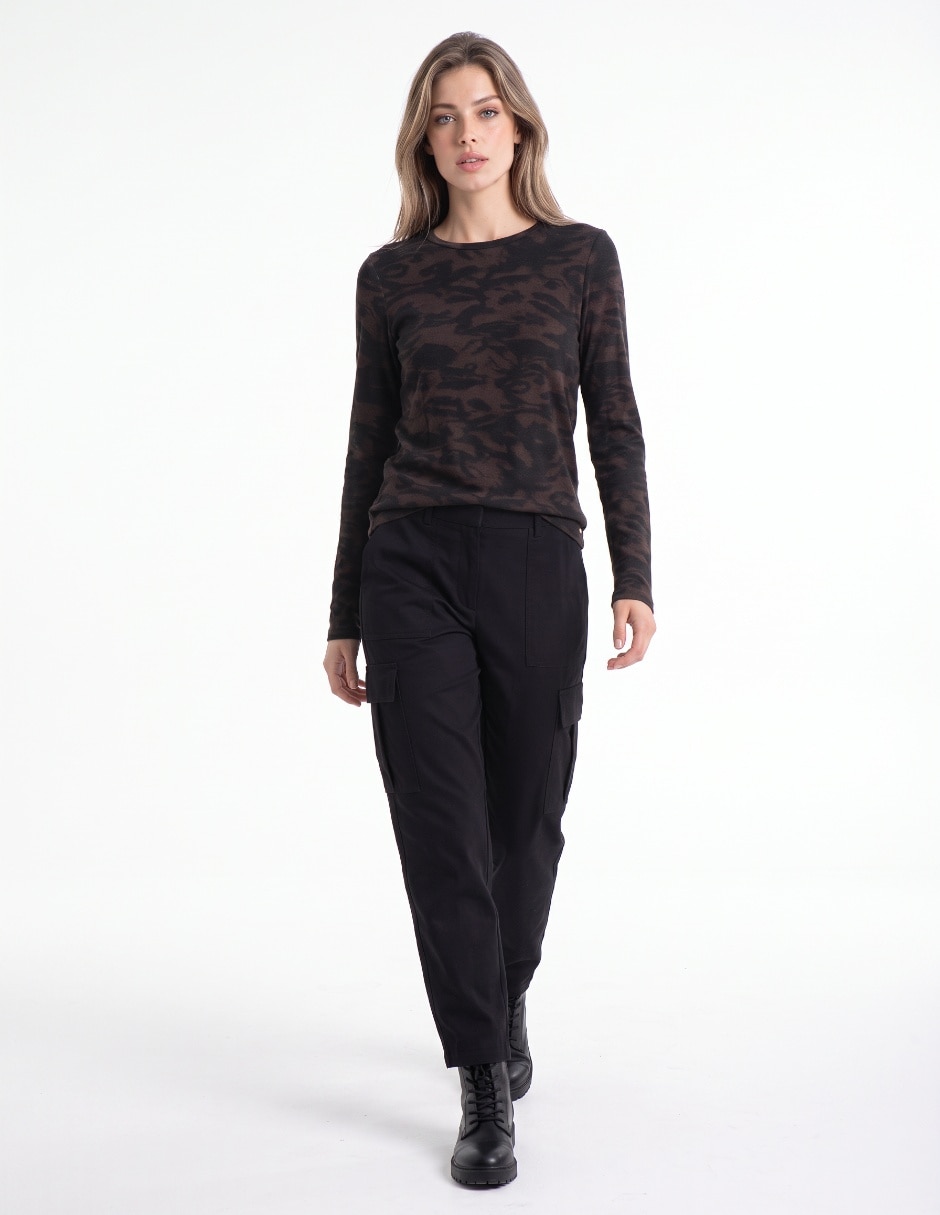 Blusa manga larga para mujer 3