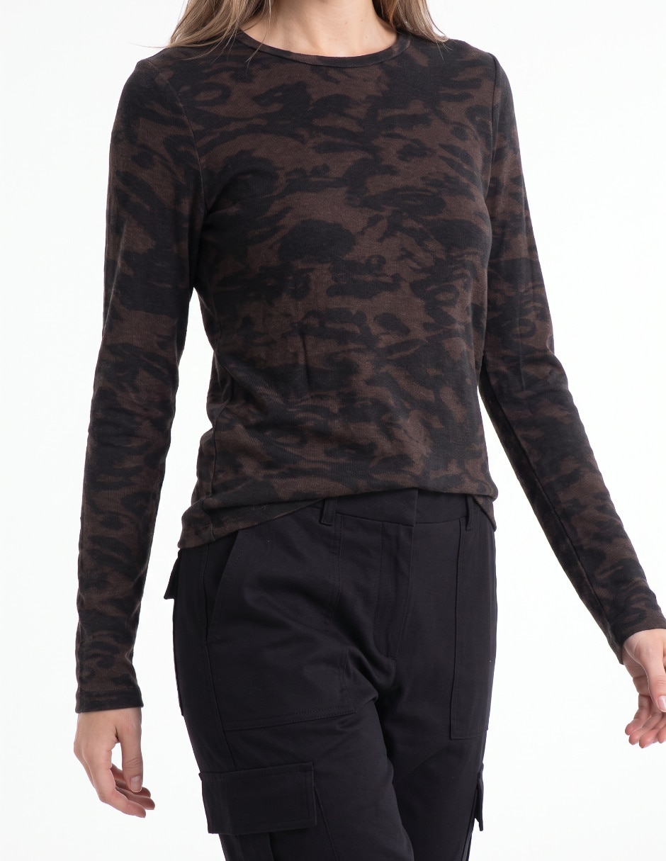 Blusa manga larga para mujer 4