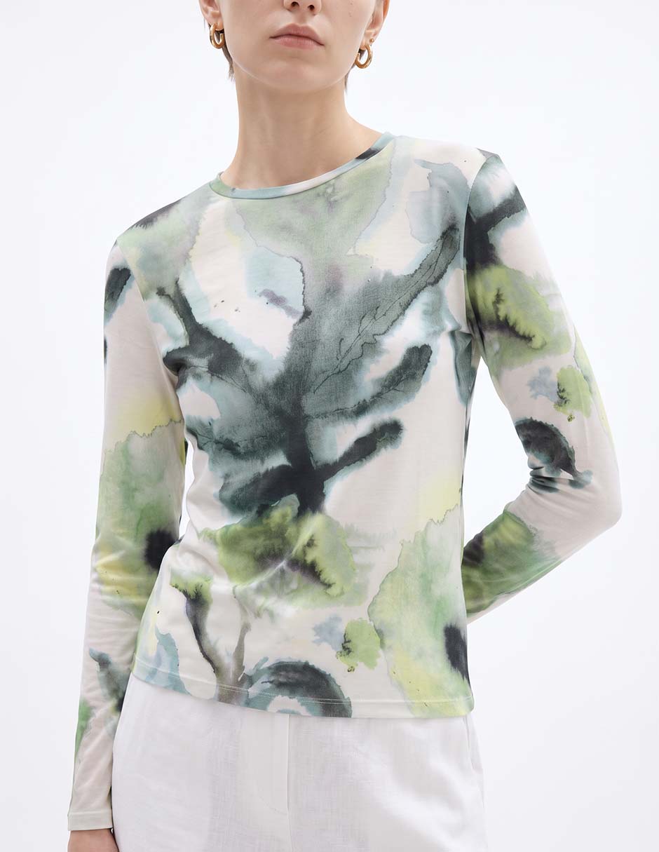 Blusa manga larga para mujer 2