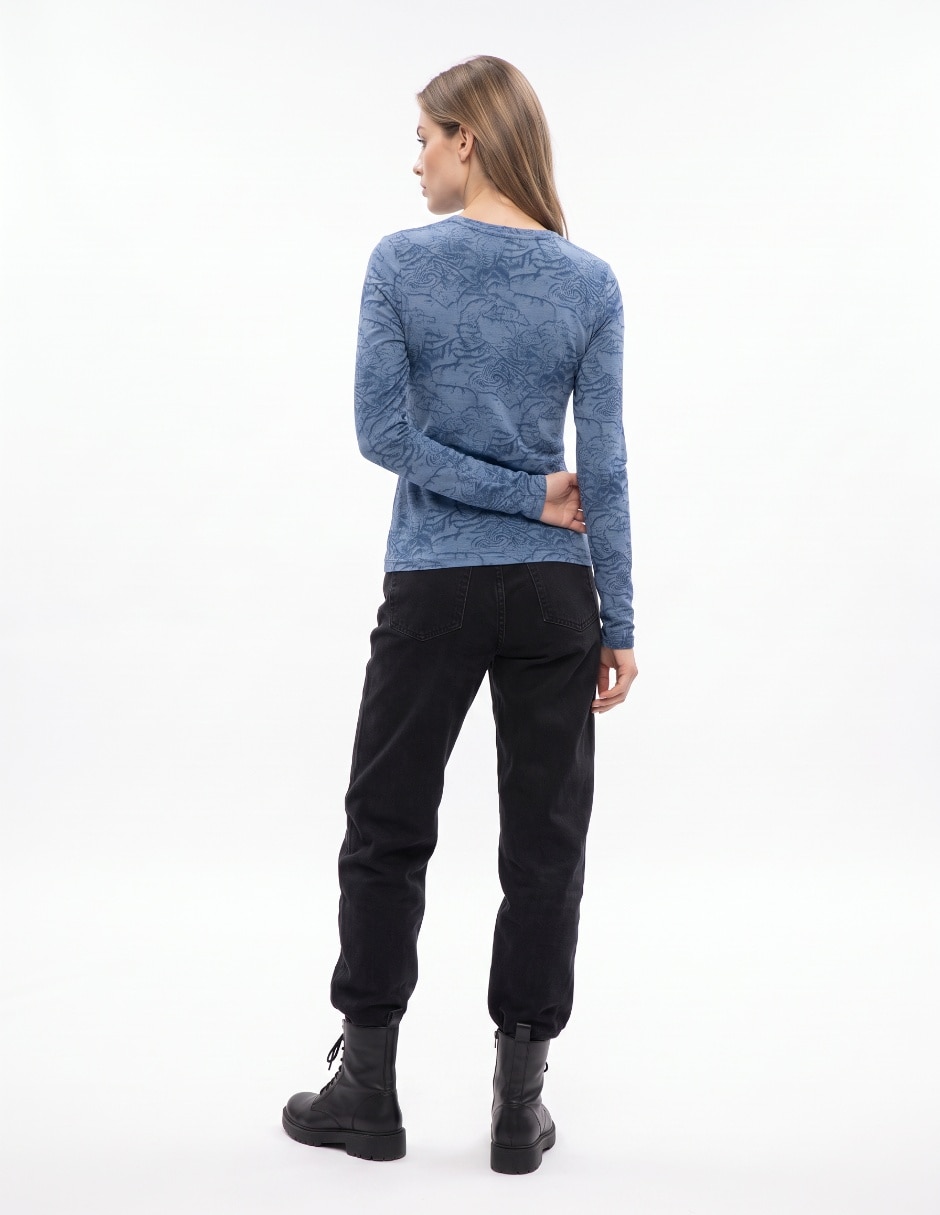Blusa manga larga para mujer 2