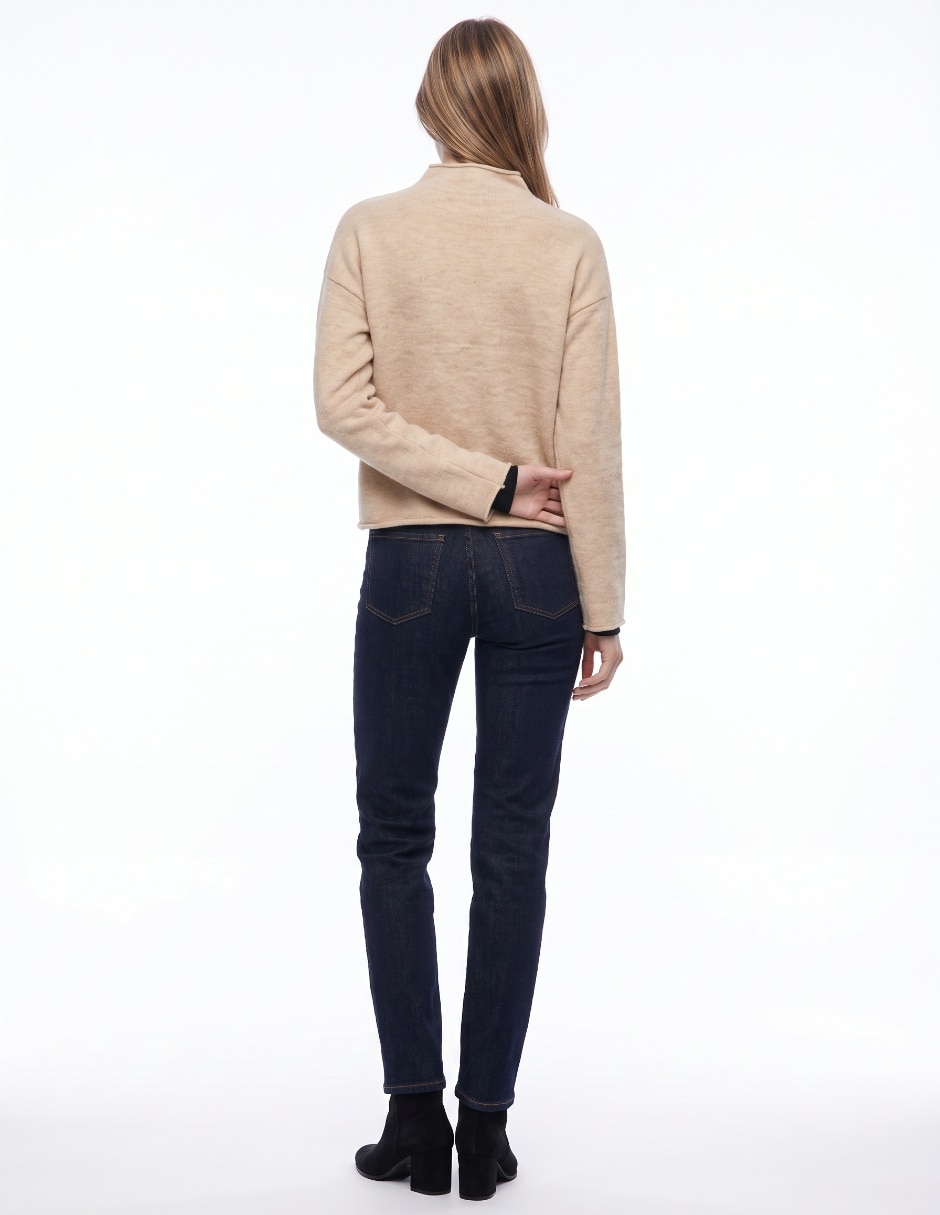 Suéter cuello redondo para mujer 2