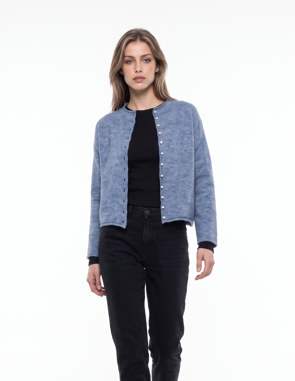 Suéter cuello redondo para mujer Suéter cuello redondo para mujer