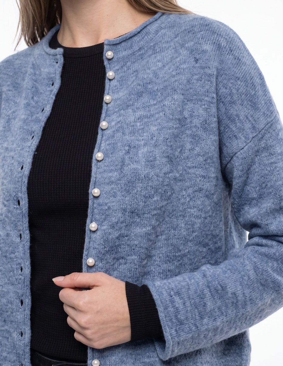 Suéter cuello redondo para mujer 3