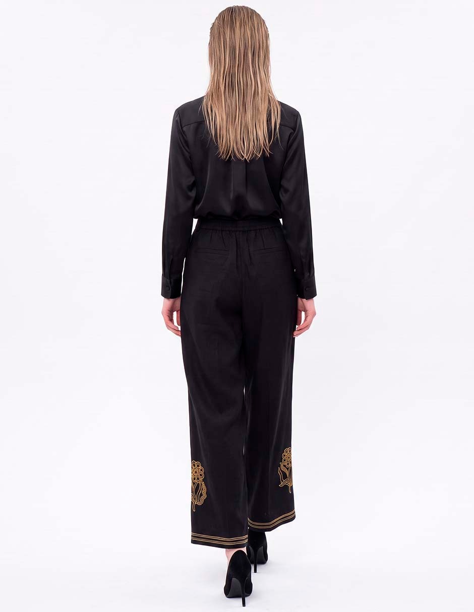Pantalón wide leg para mujer 4