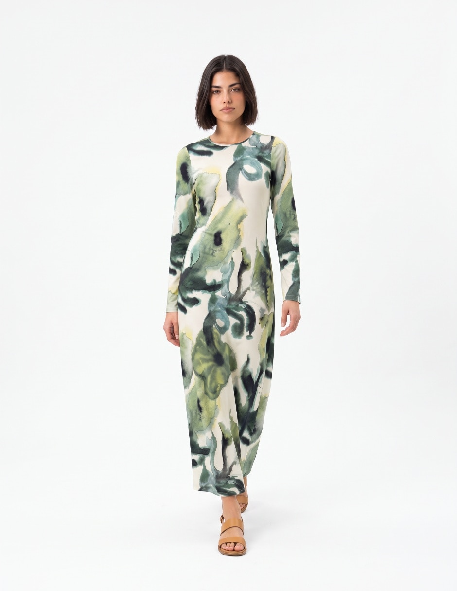 Vestido largo casual para mujer Vestido largo casual para mujer