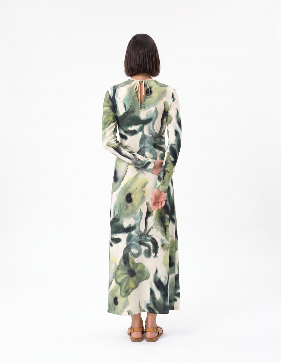 Vestido largo casual para mujer 2