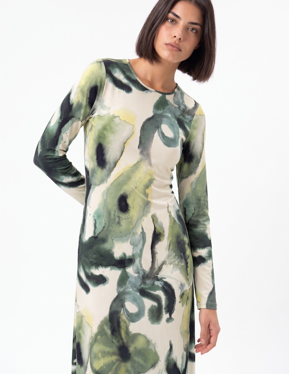 Vestido largo casual para mujer 3