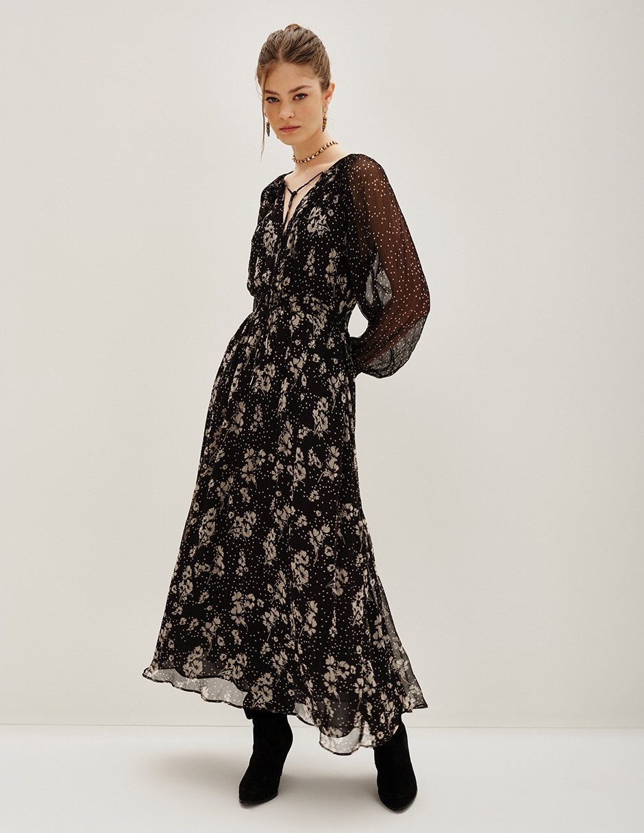 Vestido largo casual para mujer Vestido largo casual para mujer