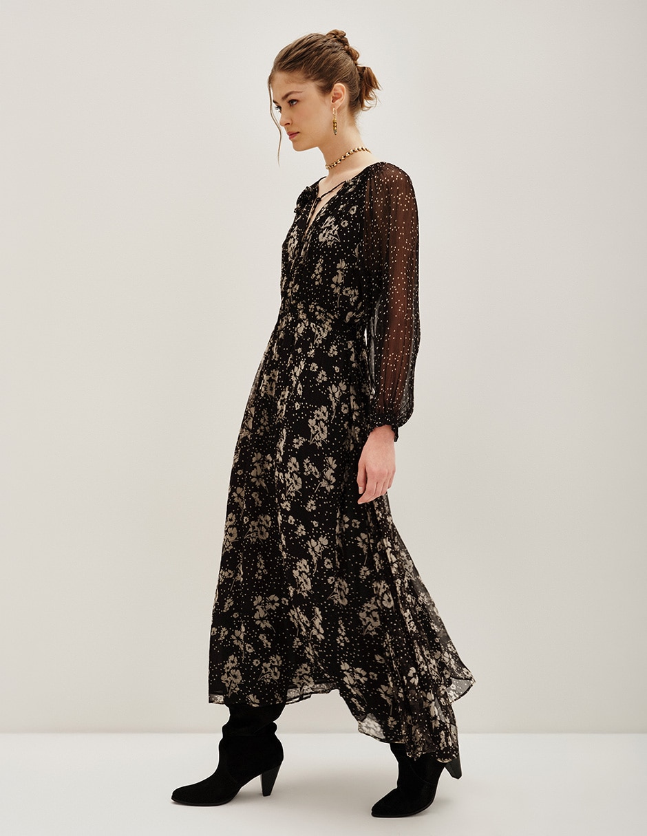 Vestido largo casual para mujer 2