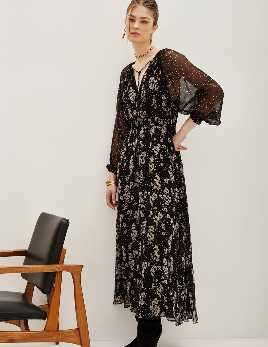 Vestido largo casual para mujer 5