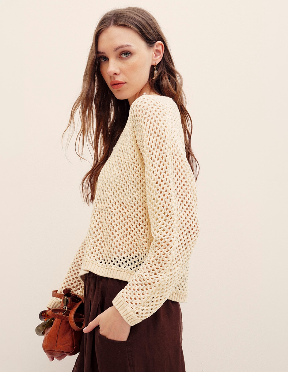 Suéter cuello Redondo para mujer