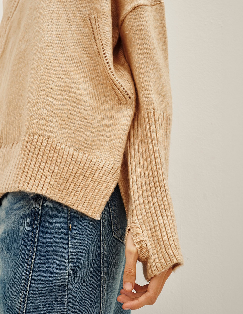 Suéter cuello alto para mujer 6