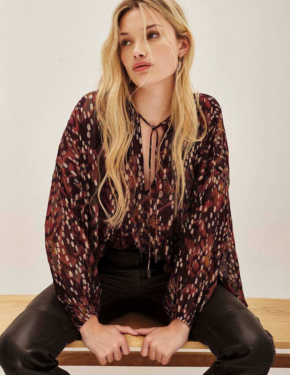 Blusa manga larga para mujer 3