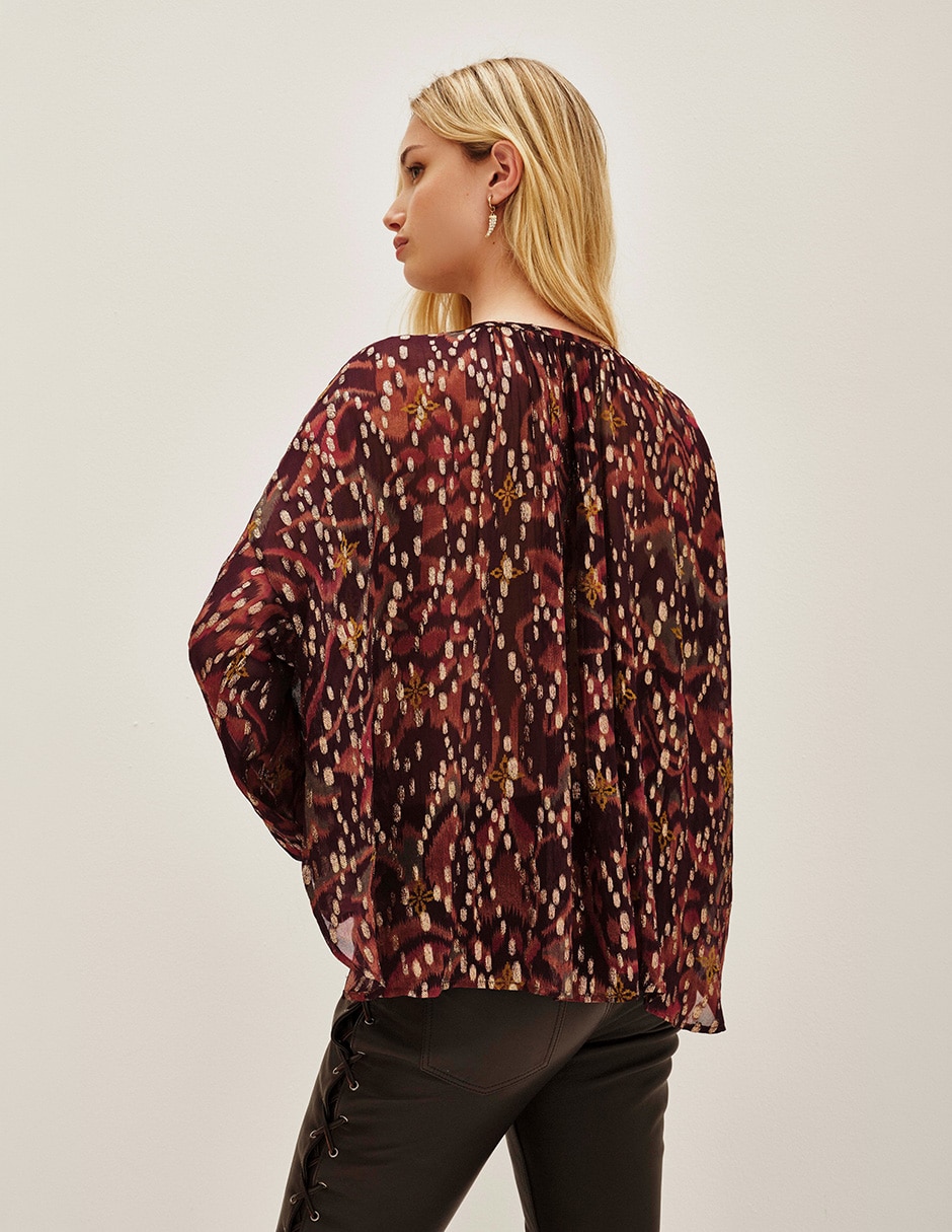 Blusa manga larga para mujer 4