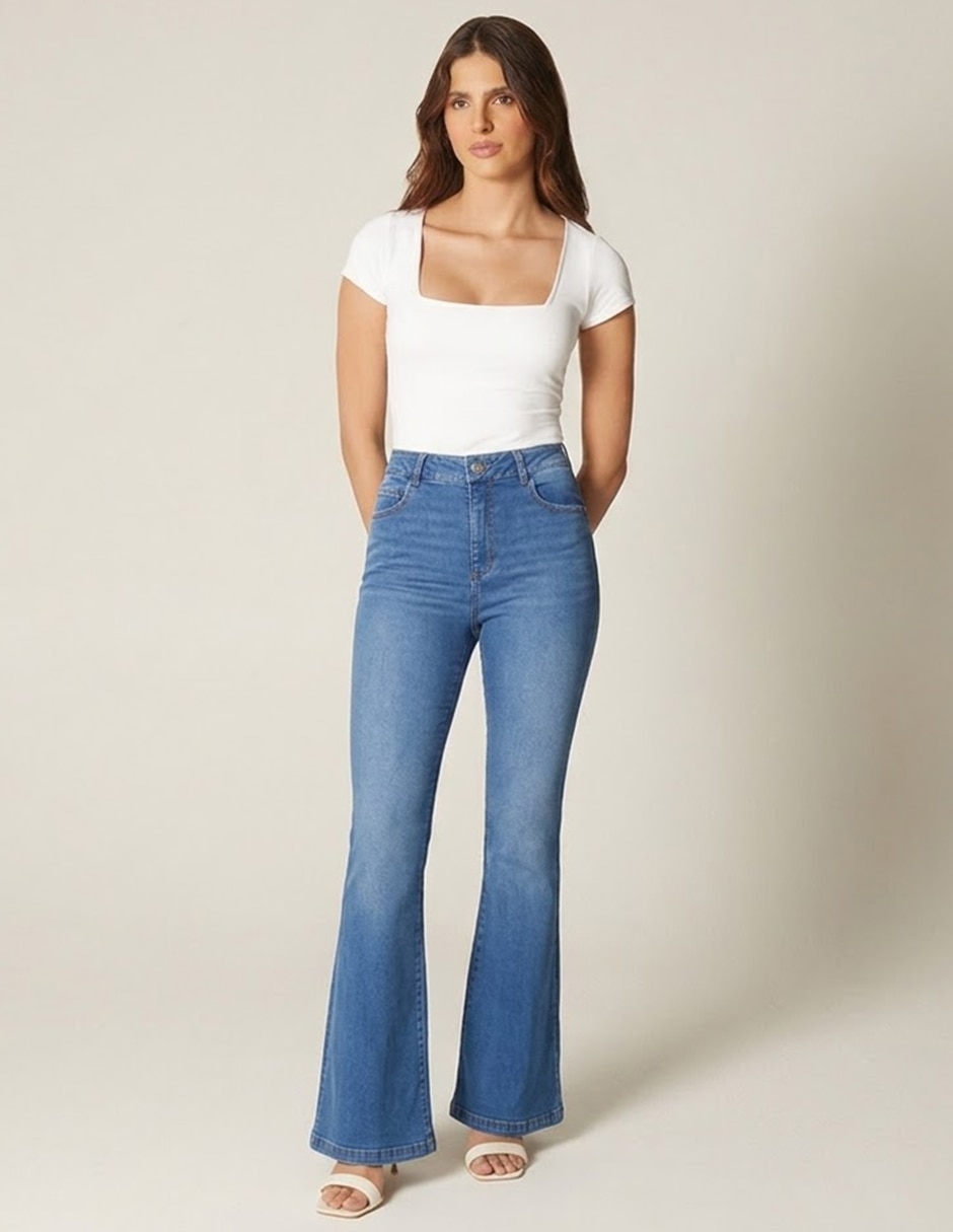 Jeans campana para mujer 5